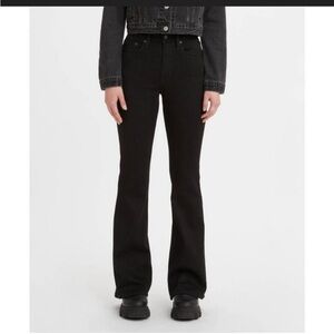 💕NWT Levi's Flare Black Jeans size 34x32